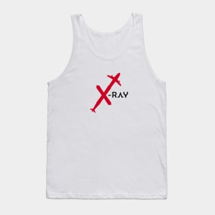 X-RAY Aviation Phonetic Alphabet Pilot Airplane Tank Top